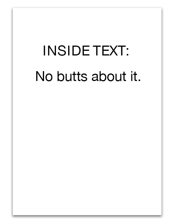 No Butts