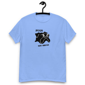 Pugs Not Drugs T-shirt | Black Pug