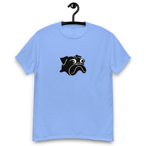 Pug Head T-shirt | Black Pug