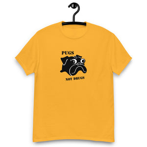 Pugs Not Drugs T-shirt | Black Pug