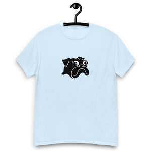 Pug Head T-shirt | Black Pug