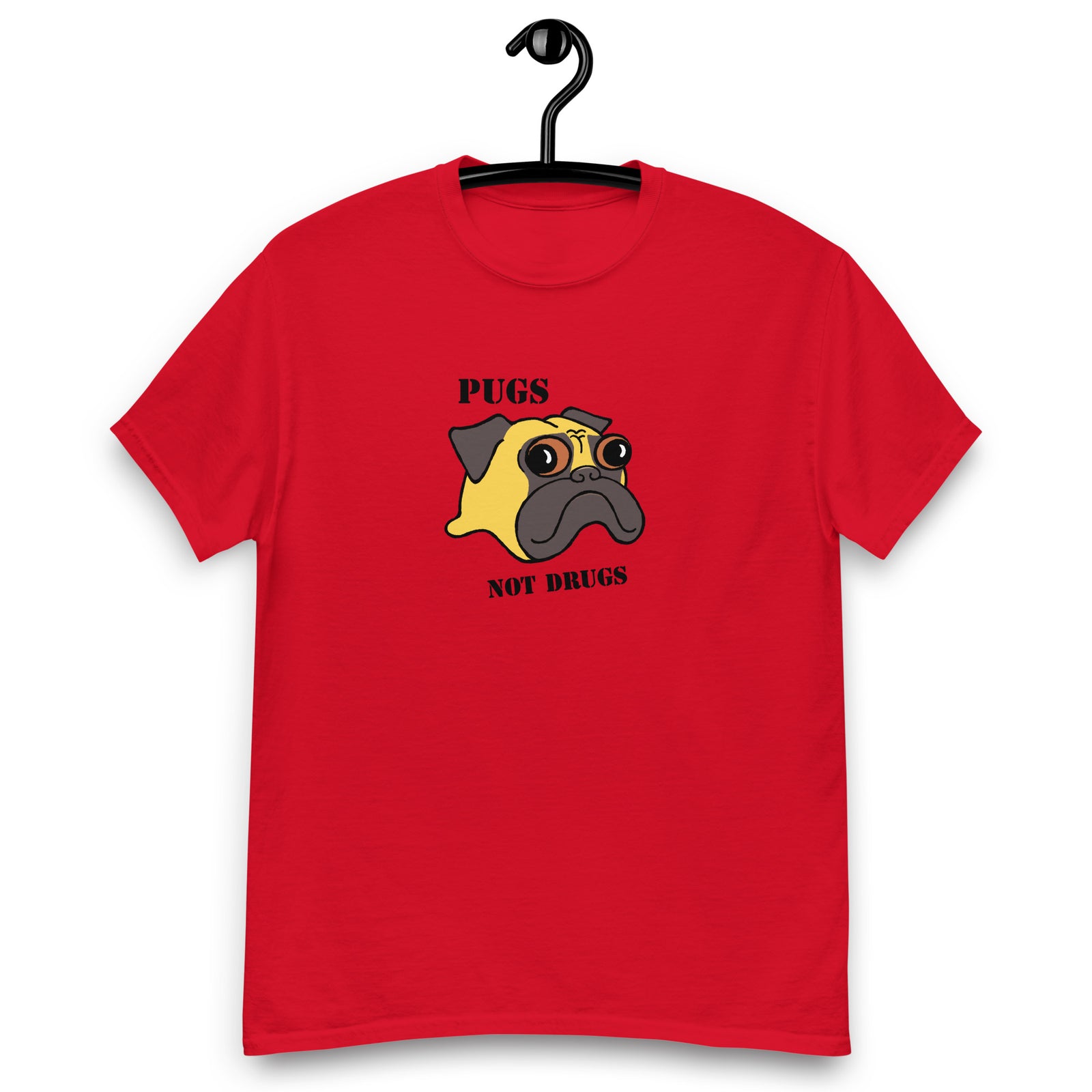 Pugs Not Drugs T-shirt | Fawn Pug