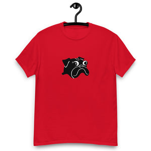 Pug Head T-shirt | Black Pug