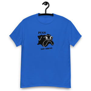 Pugs Not Drugs T-shirt | Black Pug