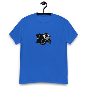 Pug Head T-shirt | Black Pug