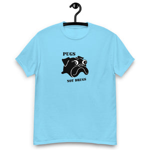 Pugs Not Drugs T-shirt | Black Pug