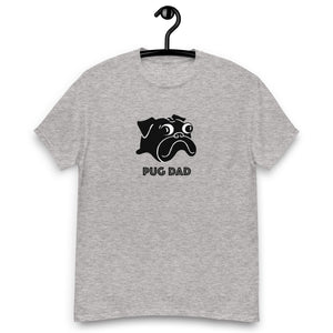 Pug Dad T-shirt | Black Pug