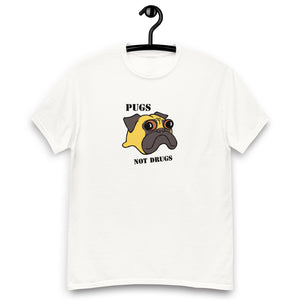 Pugs Not Drugs T-shirt | Fawn Pug