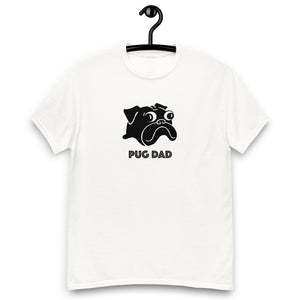 Pug Dad T-shirt | Black Pug