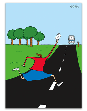 Chasing Mail Truck