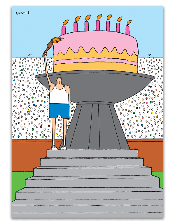Man with Torch