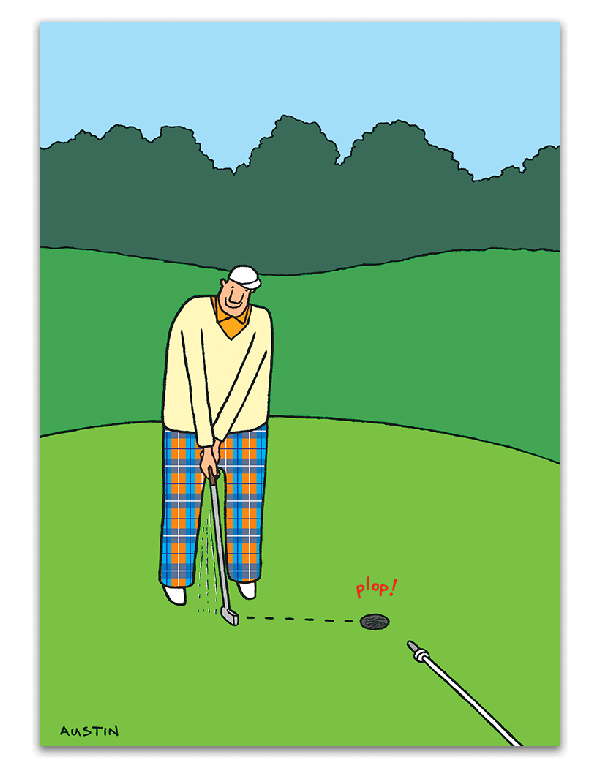 Man with Putter