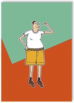 FD001 Father's Day Card from Snafu. For a strong father