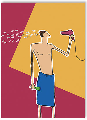 FD003 Father's Day Card from Snafu. For a once good looking father