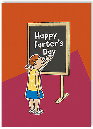 FD005 Father's Day Card from Snafu. Happy Farters Day
