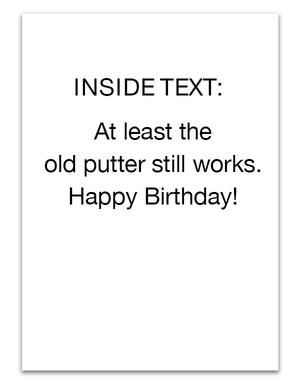 Man with Putter