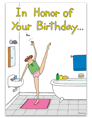 Dancing in Bathroom