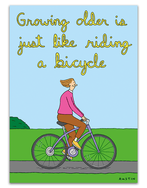 Woman on Bike