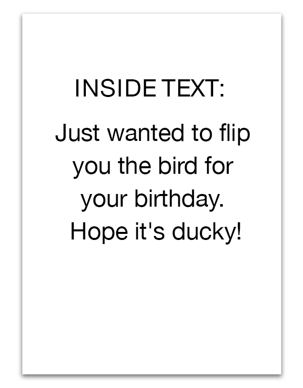 Flip You Bird