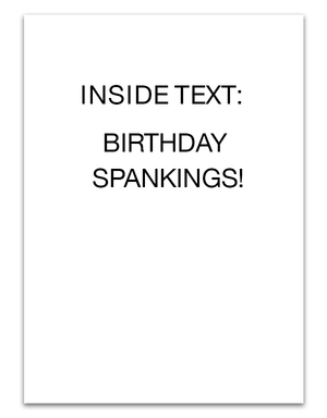 Birthday Spanking