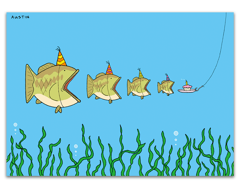 Fish Eating Cake