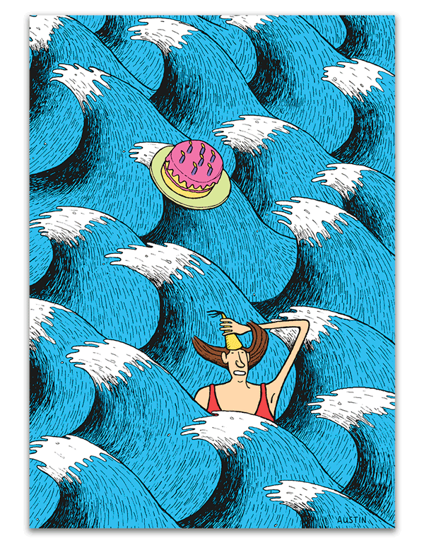 Woman in Waves
