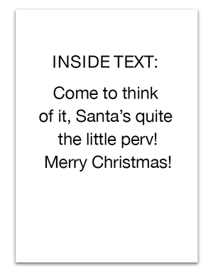 Peeking Santa