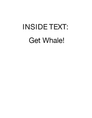 Dog & Whale