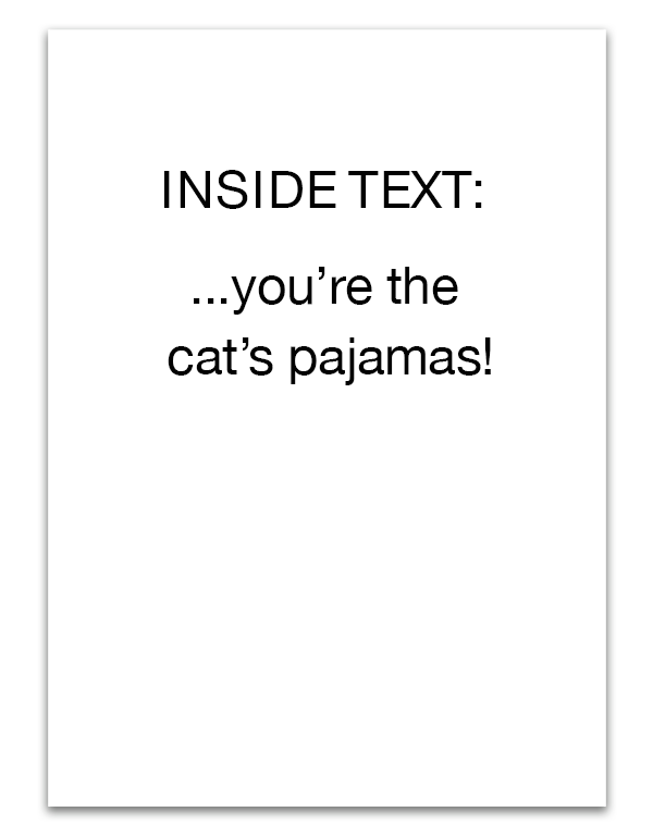 Cat in Basket Thank You