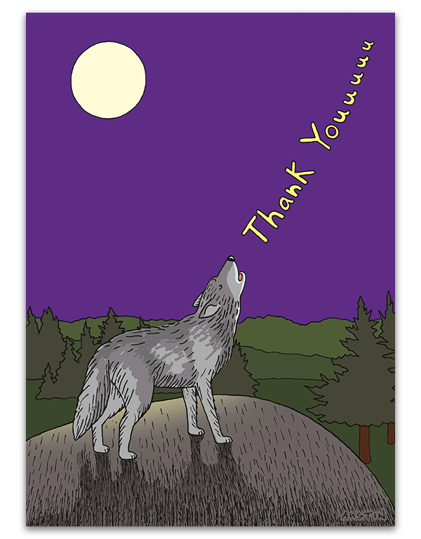 Wolf Howl Thank You