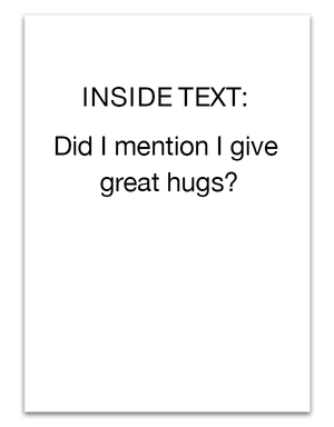Give Hugs Thank You